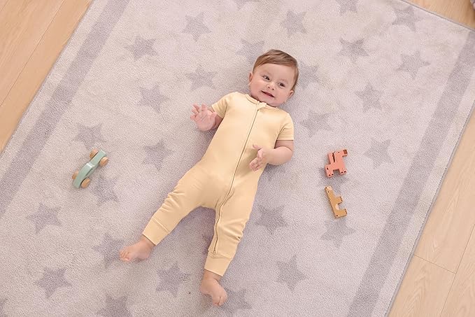 GUISBY Footless Short Sleeve Baby Pajamas - Image 6