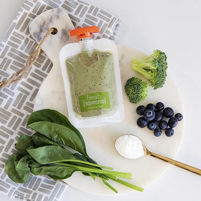 Infantino Squeeze Station, Baby Food Maker & Pouch Filler, Fill 3 Reusable - Image 12