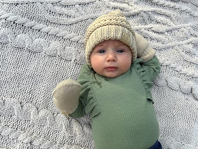 Funky Junque Baby Winter Hat – Cute Newborn Hats, Cozy Warm Infant Beanie - Image 6