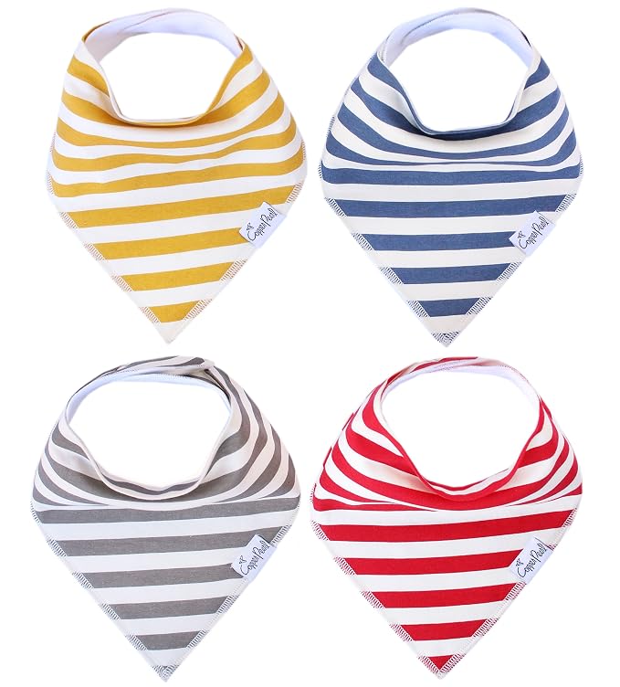 Copper Pearl Baby Bandana Drool Bibs by CopperPearl