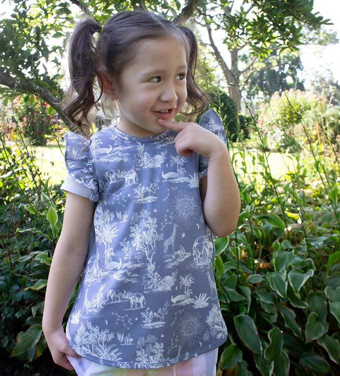 BapronBaby Flutter Savanna Blue Bapron - Image 6