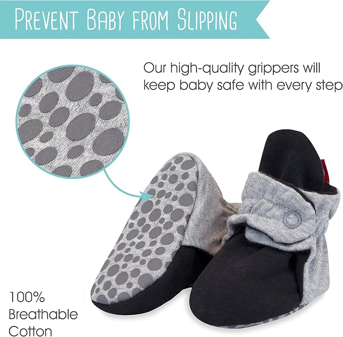 Zutano Organic Baby Booties Newborn Infant, Lost Baby Socks Solution, 18-24 - Image 7