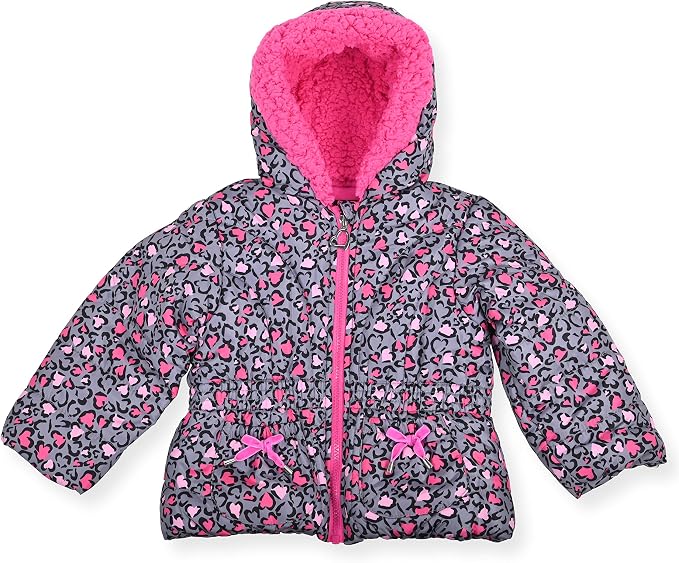Arctic Quest Little Girls Bib Snow Pants and Ski Jacket Water-Resistant Snowsuit - Image 2
