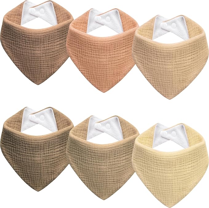 Muslin Baby Bibs Baby Drool Bandana Bibs by Kewlife+gift