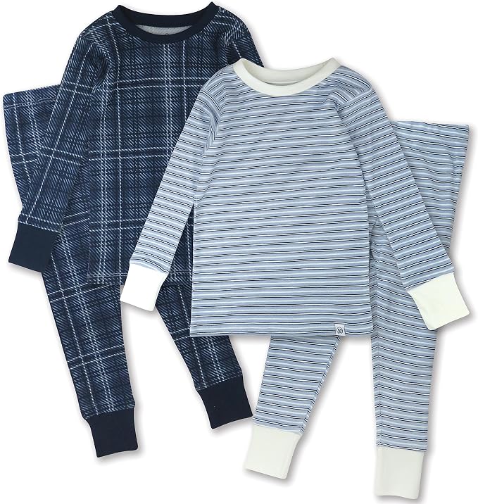 HonestBaby 4 Piece Pajamas Sleepwear Pjs 100% Organic Cotton by HonestBaby