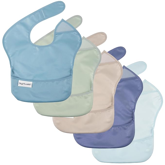 Tiny Twinkle Mess Proof Baby Bibs by TinyTwinkle