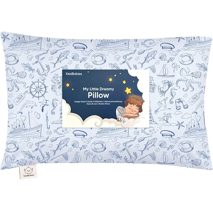 Toddler Pillow with Pillowcase by KeaBabies