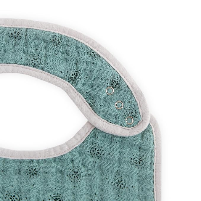 Little Unicorn Premium Classic Bib 3 pack | Adjustable as baby grows | Soft - Image 5