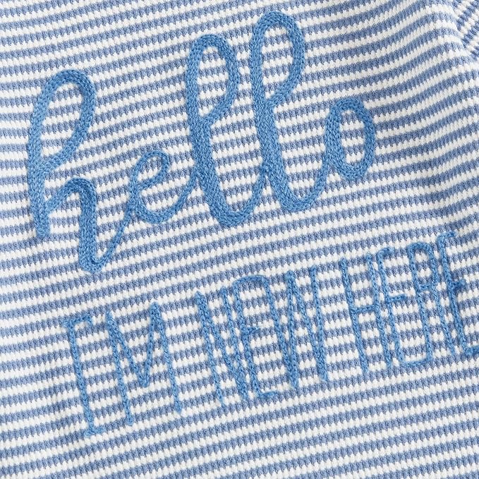 Fernvia Newborn Baby Boy Clothes Letters Print Bodysuit 3 6 9 12 18 Months Long - Image 4