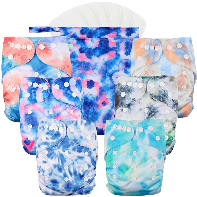 wegreeco Cloth Diapers 6 Pack by wegreeco