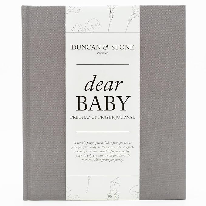 Pregnancy Prayer Journal by DuncanStonePaperCo
