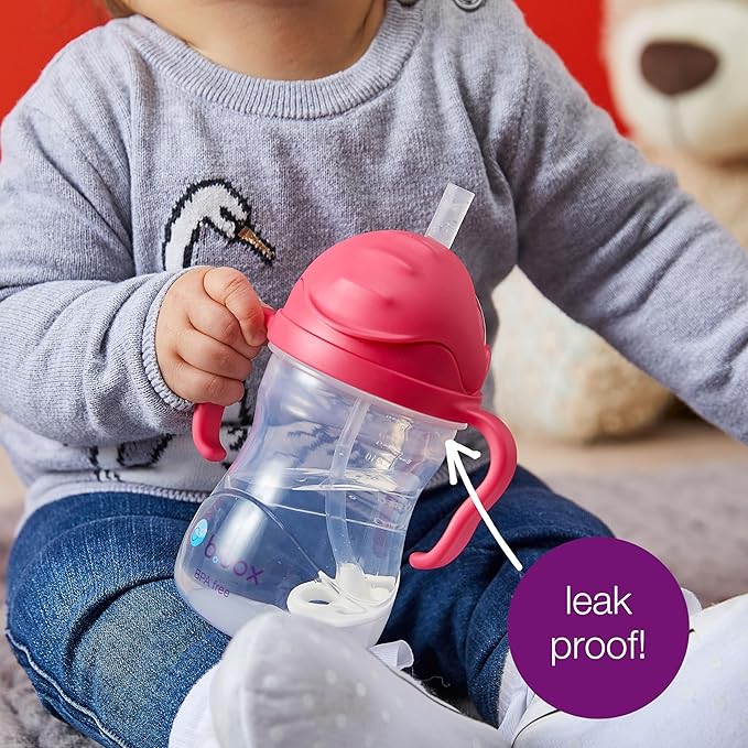 b.box Sippy Cup with Weighted Straw. Leak Proof, Easy Grip. BPA Free & - Image 6