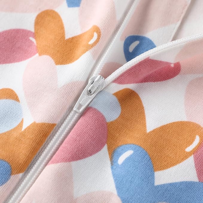 Owlivia Organic Cotton Baby Boy Girl Zip up Sleep 'N Play Pjs, Long Sleeve - Image 4