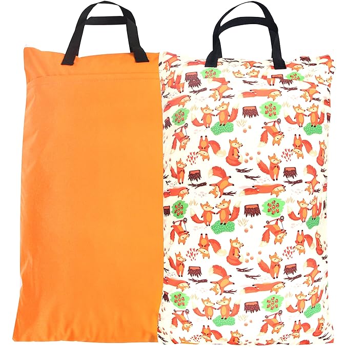 wegreeco Reusable Hanging Wet Dry Cloth Diaper Bag by wegreeco
