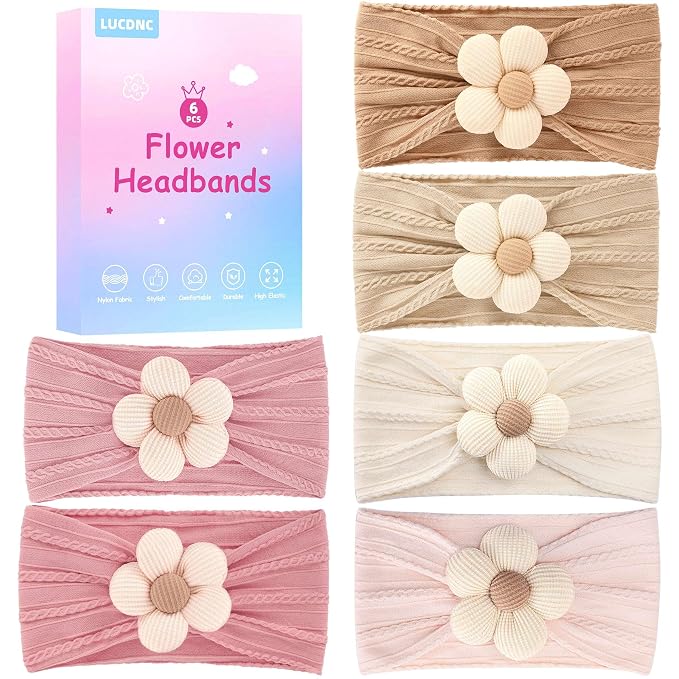 6 Pcs Baby Girls' Headbands Gifts by WelcometoLUCDNC