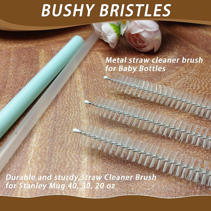 Straw Cleaner for Baby Bottles, Stanley Straw Cleaner Brush for 20/30/40oz - Image 5
