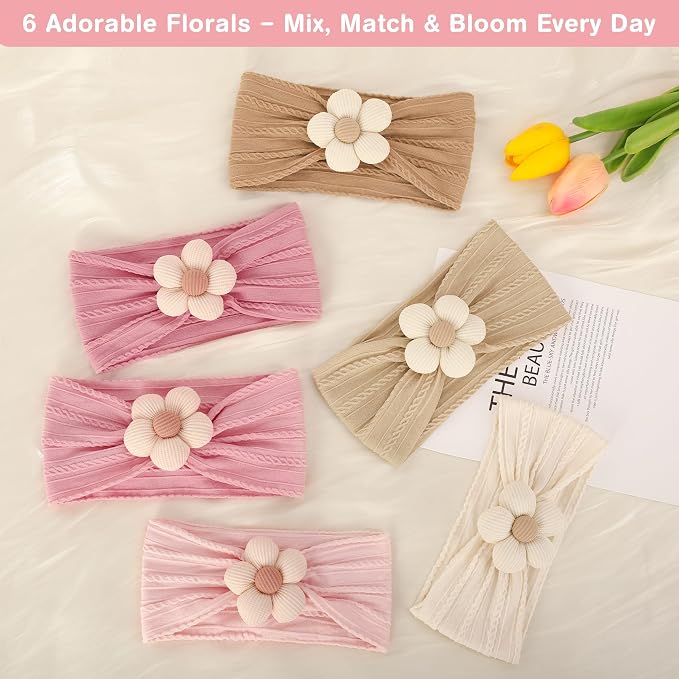 6 Pcs Baby Girls' Headbands Gifts - Image 7