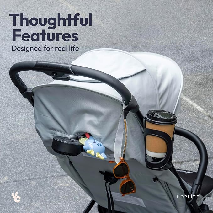BabbleRoo Hoplite Compact Stroller – Lightweight Travel Stroller - Image 9
