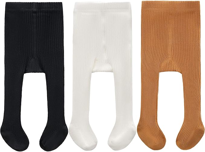 CECORC Baby Girls Tights Toddler Cable Knit Leggings Thick Cotton Infant by CECORC