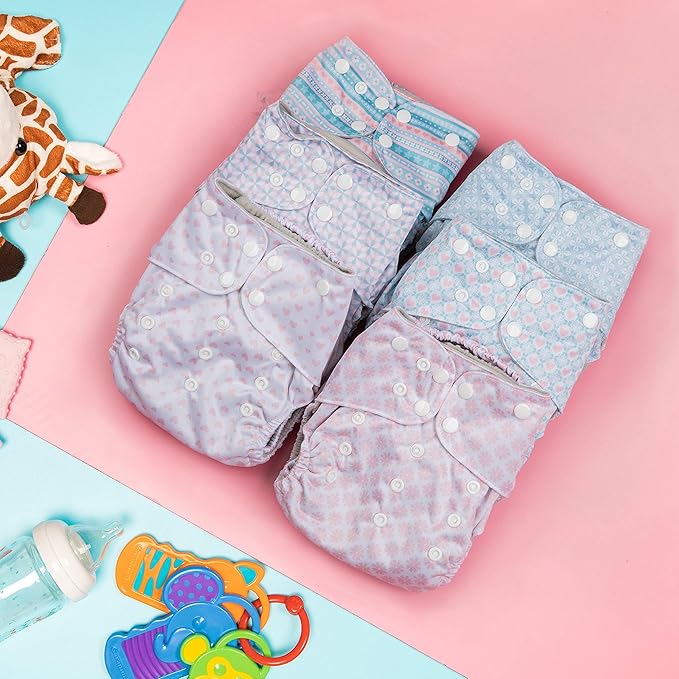 Simple Being Reusable Cloth Diapers, Double Gusset, One Size Adjustable - Image 2