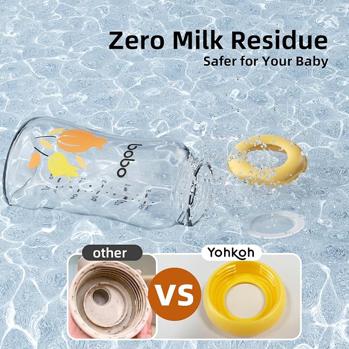 YOHKOH Glass Breast Milk Storage Bottles - Image 5