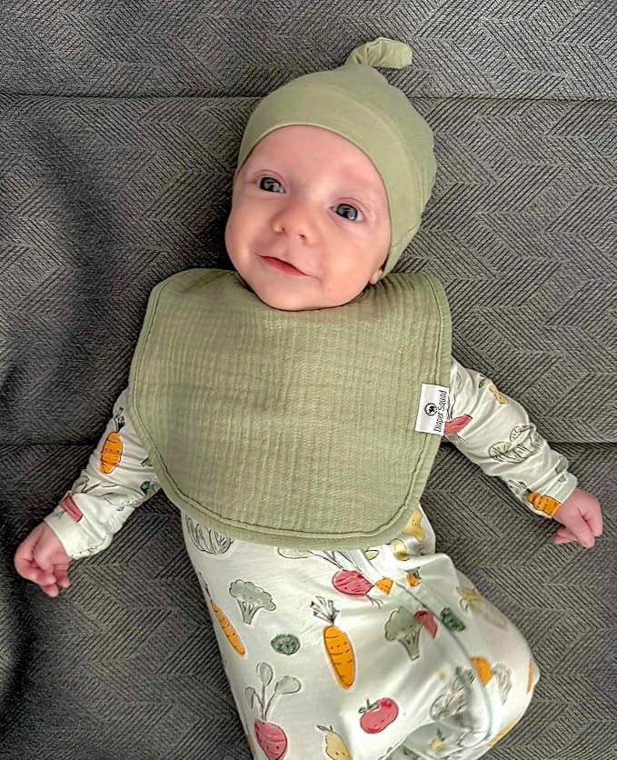 DiaperSquad's Baby Bibs for Drooling and Teething, Bibs for Boys, Baby Girl - Image 5