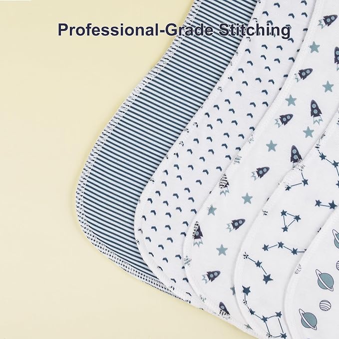 2-in-1 Burp Cloths and Baby Bibs - Image 6