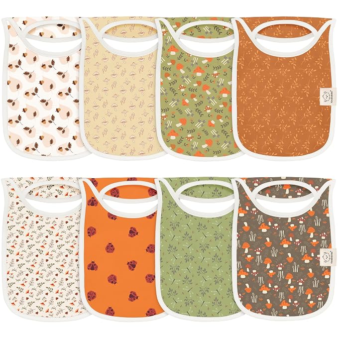 8-Pack Baby Bibs for Boys, Girls by KeaBabies