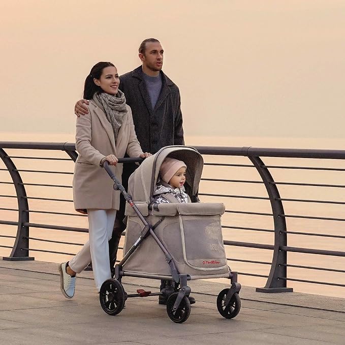 Familidoo Q1 Multi-Use Kids Wagon Stroller – Foldable, Lightweight & All-Terrain - Image 2