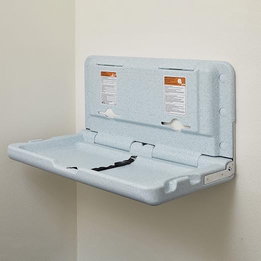 ECR4Kids Horizontal Wall-Mounted Changing Station, Baby Changer - Image 8