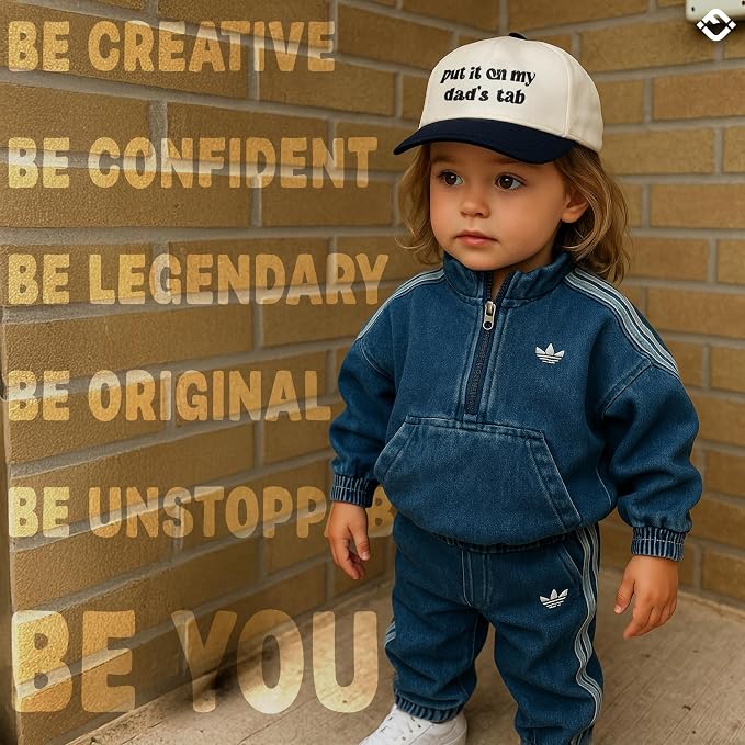 Funky Junque Premium Kids Trucker Hat Vintage Snapback Baseball Cap - Image 9
