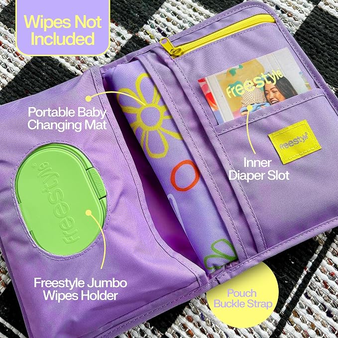 Freestyle Portable Diaper Changing Pad | Foldable, Waterproof Baby Changing Pad - Image 2