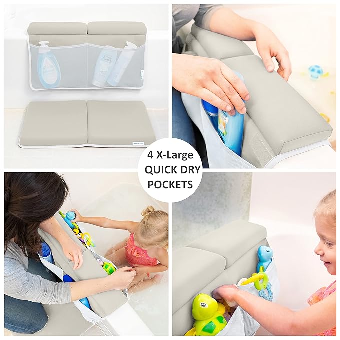 Bath Kneeler with Elbow Rest Pad Set, 1.75 inch Thick Kneeling Pad and Elbow - Image 3
