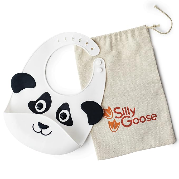 Silly Goose Silicone Animal Baby Bibs by SillyGoose