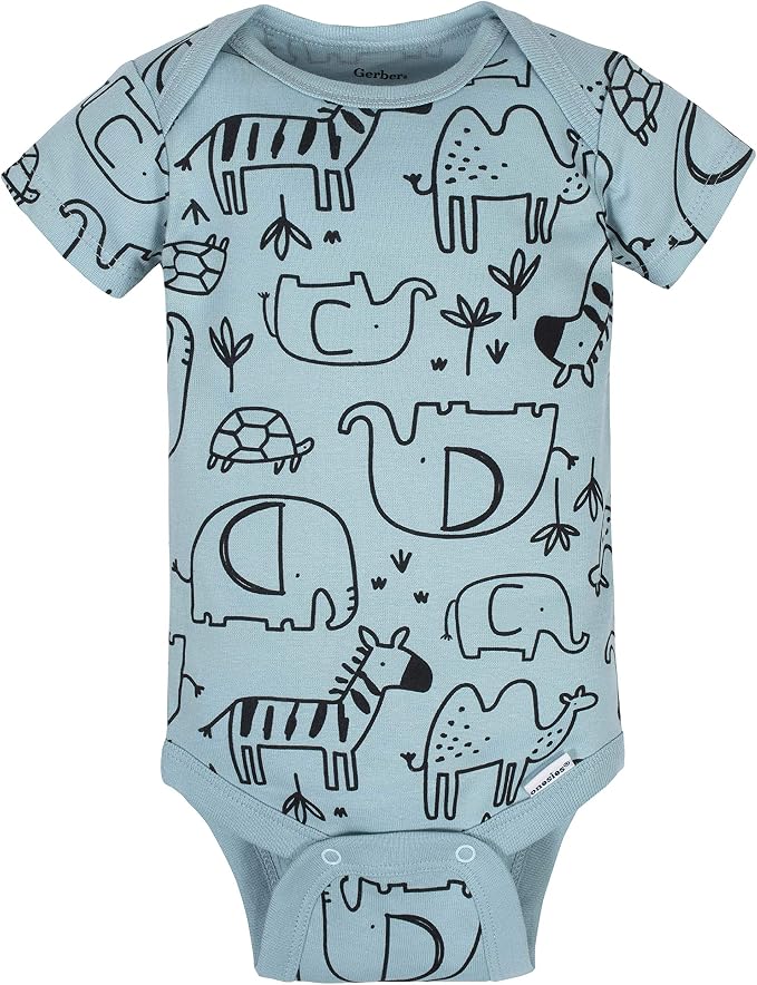 Gerber unisex-baby 8-pack Short Sleeve Onesies Bodysuits - Image 8