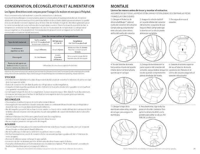 Dr. Brown's Manual Breast Pump - Image 22