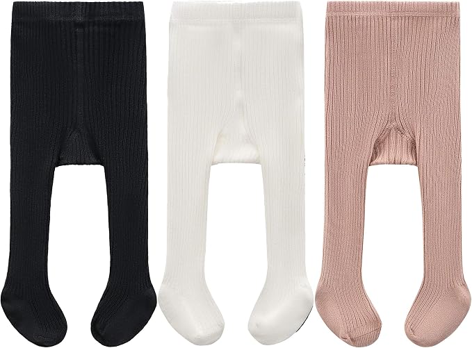 CECORC Baby Girls Tights Toddler Cable Knit Leggings Thick Cotton Infant by CECORC