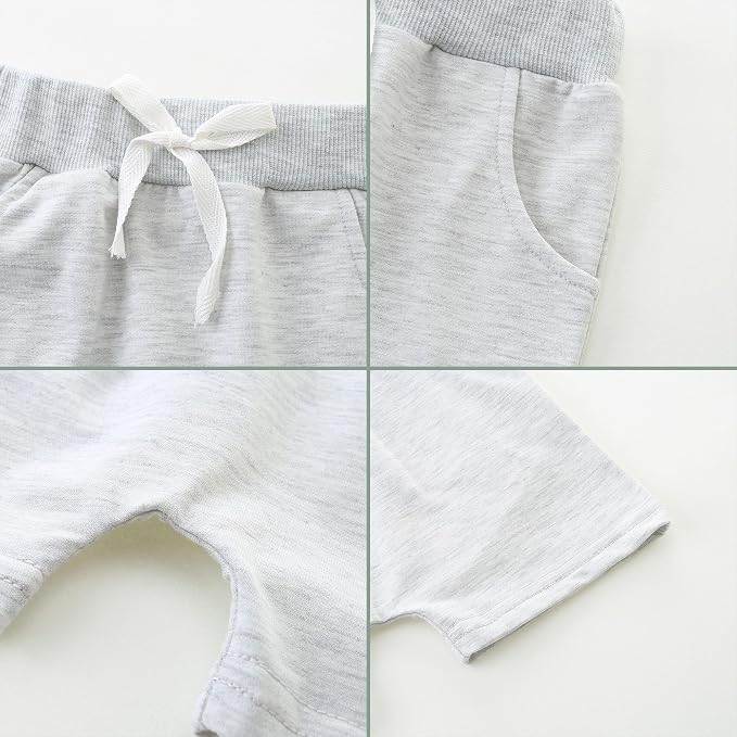 Baby Boy Outfits Short Long Sleeve Pants Clothes Set Spring Summer Hooded - Image 6