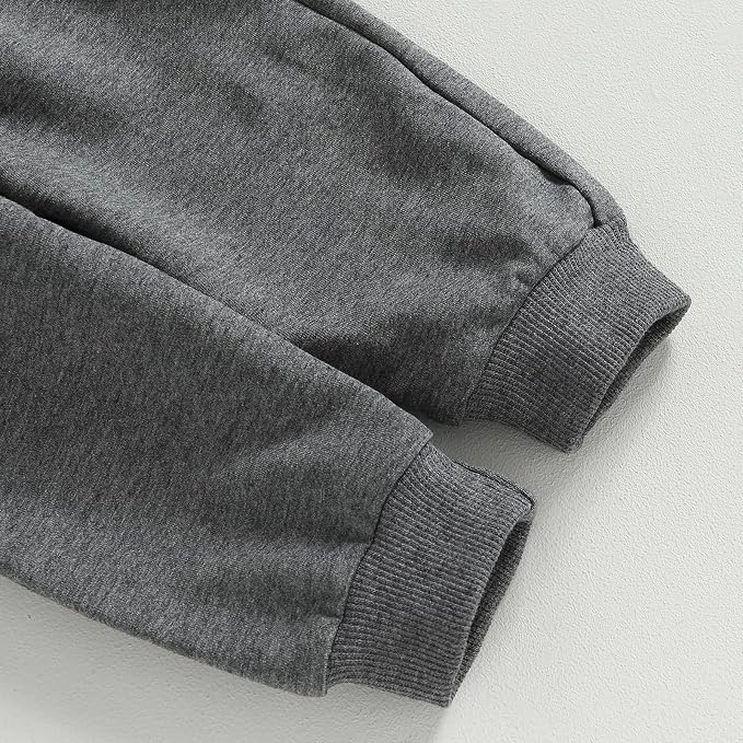 Toddler Baby Boy Clothes Solid Color Long Sleeve Crewneck Sweatshirt Top Casual - Image 6