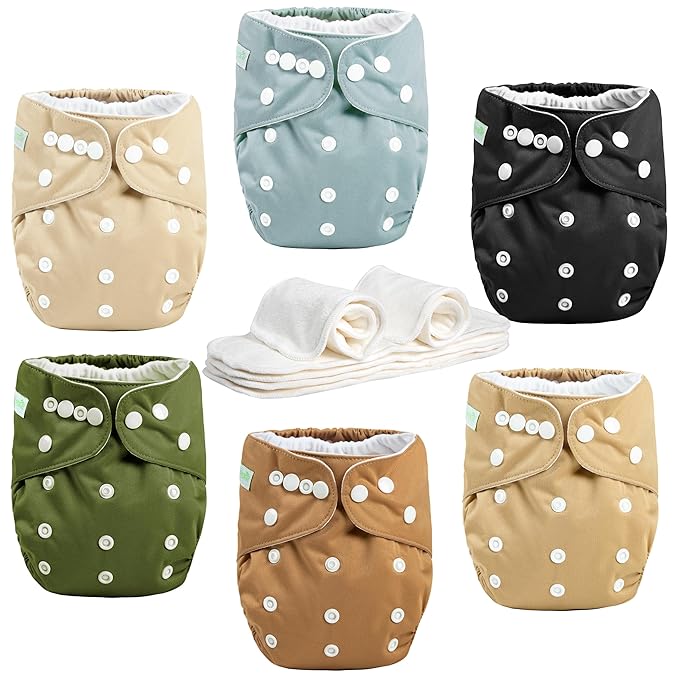 wegreeco Cloth Diapers 6 Pack - Image 2