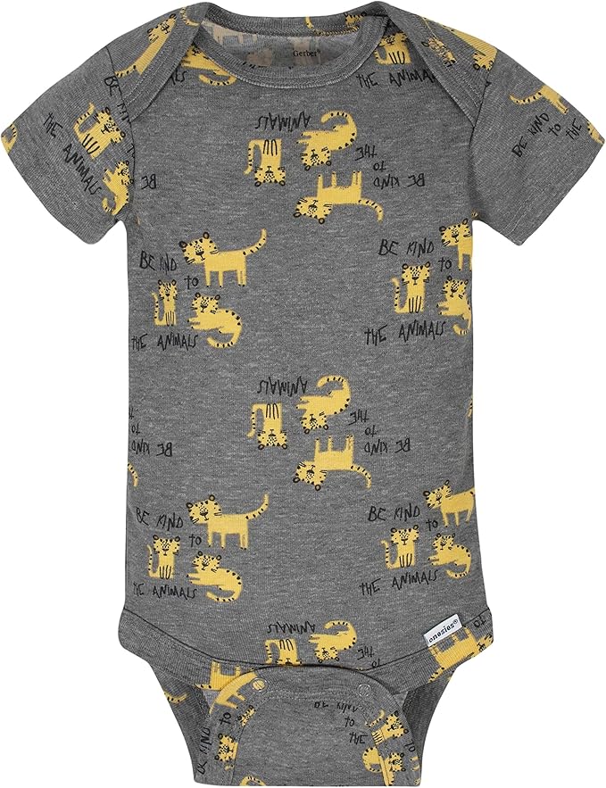 Gerber unisex-baby 8-pack Short Sleeve Onesies Bodysuits - Image 3