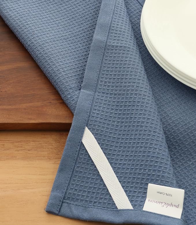 PurpleEssences Waffle Weave Kitchen Towel, 100% Cotton - Image 5
