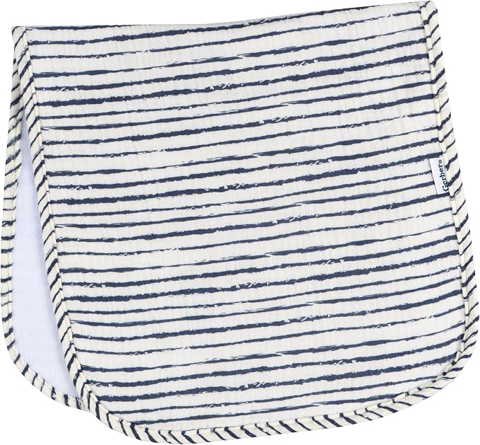 Gerber Baby Unisex Muslin Burp Cloths 5-Pack, Large Size 20" x 10" - Image 8
