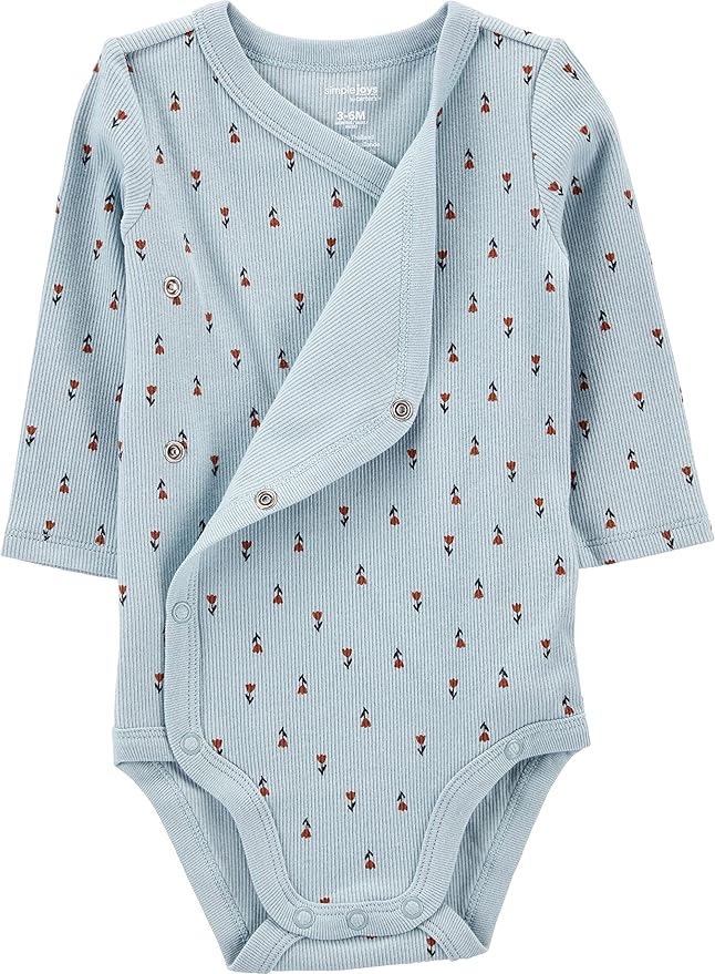 Simple Joys by Carter's unisex-baby 4-pack Side Snap Bodysuit - Image 2