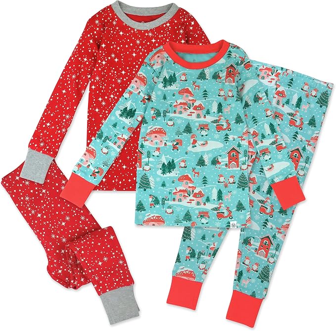 HonestBaby 4 Piece Pajamas Sleepwear Pjs 100% Organic Cotton by HonestBaby