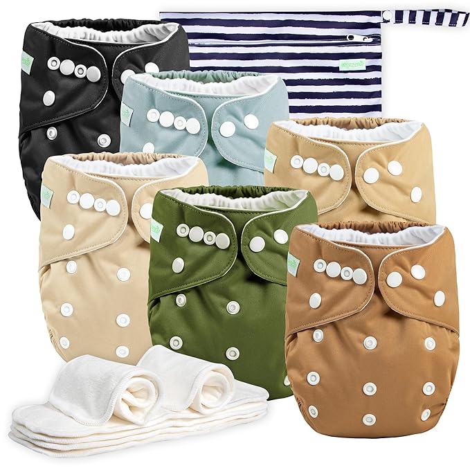 wegreeco Cloth Diapers 6 Pack by wegreeco
