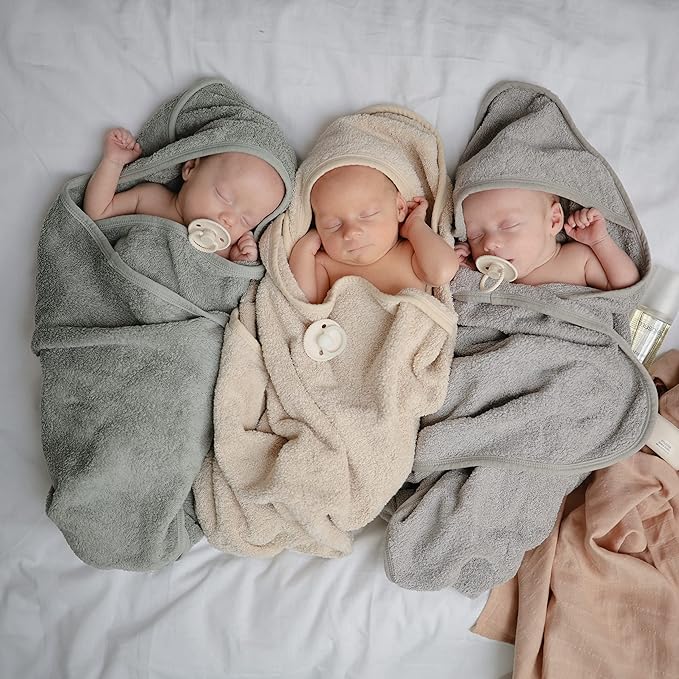 mushie Baby Hooded Towel | Organic Cotton - Image 5