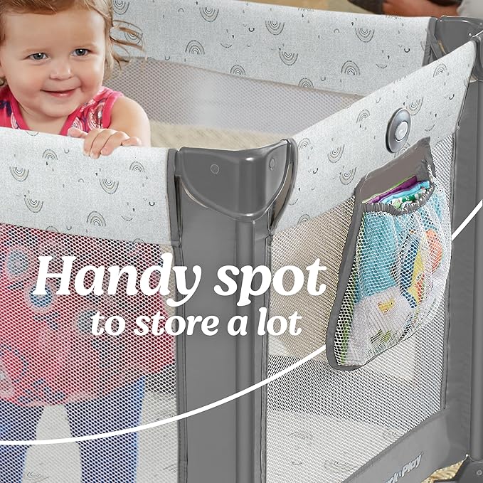Graco Pack and Play Portable Playard, Push Button Compact Fold - Image 5