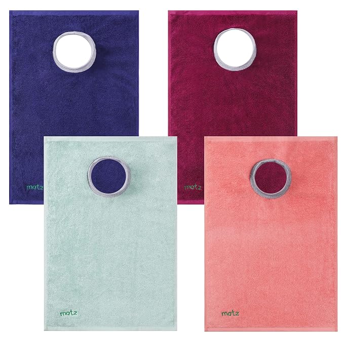 MATZ Terry Towel Slip On Baby Bibs | Full Coverage | Ultra Absorbent 100% - Image 7