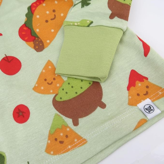 HonestBaby 4 Piece Pajamas Sleepwear Pjs 100% Organic Cotton - Image 3